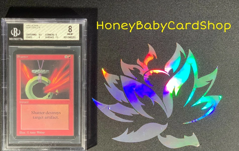 MTG Limited Edition Alpha 1993 Shatter BGS 8.0 NM/MT Old School 93/94 - Image 4 of 4