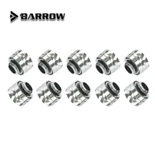 Barrow 8/10pcs Dazzle OD14mm Hard Tube Fitting Water Cooling G1/4'' Connector