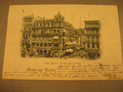 Gruß aus Berlin.Unter den Linden von 1896 gelaufen