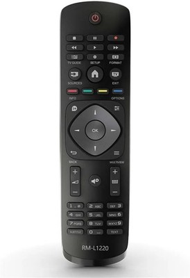 FOXRMT Replacement Remote Control Philips, suitable for Philips 4K UHD HDR Ambi