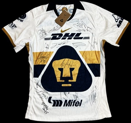 2026 Club Pumas UNAM Mexico team signed Nike soccer jersey with REAL PROOF
