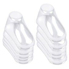 40Pcs/20Pairs Clear Plastic Baby Feet Display Booties Forms Sock Display Toddler