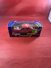 Corgi Turbos Saab 9000 Fly Virgin 1986 Brand New Dented Box