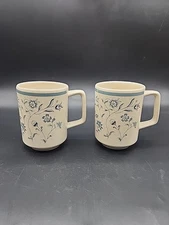 Set of 2 Lenox Temperware Blue Breeze Grand Mug 4 3/8"