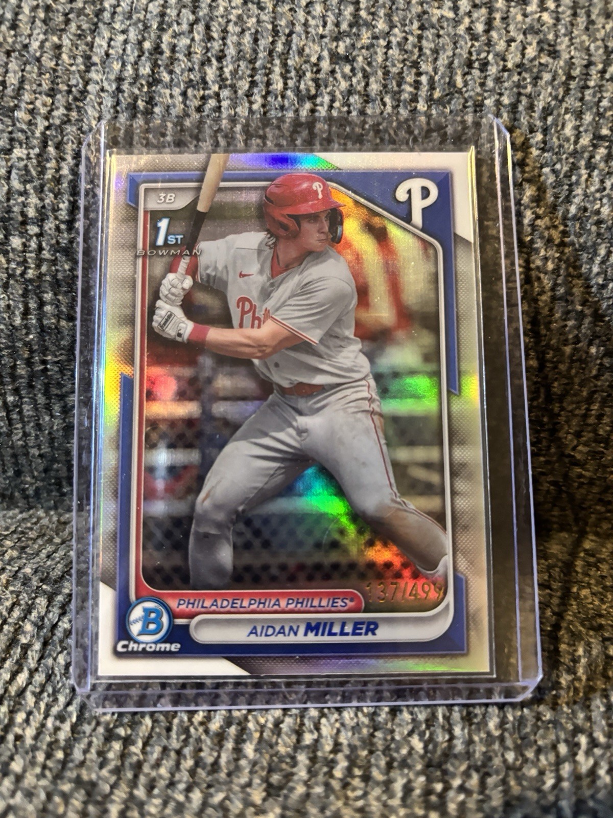 2024 Bowman - Chrome Prospects Aidan Miller #BCP-27 Refractor /499 (RC)