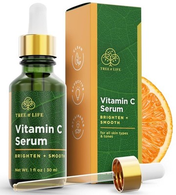 Tree of Life Beauty Vitamin C Skin Care Set - Face Oil for Dark Spots & Brighten