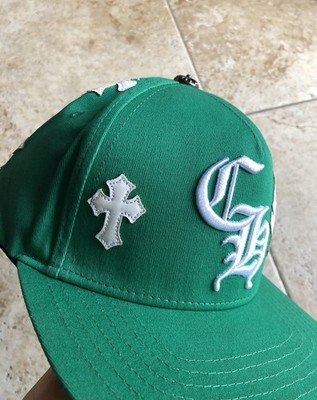 Chrome Hearts CH Hat Green with cross | eBay