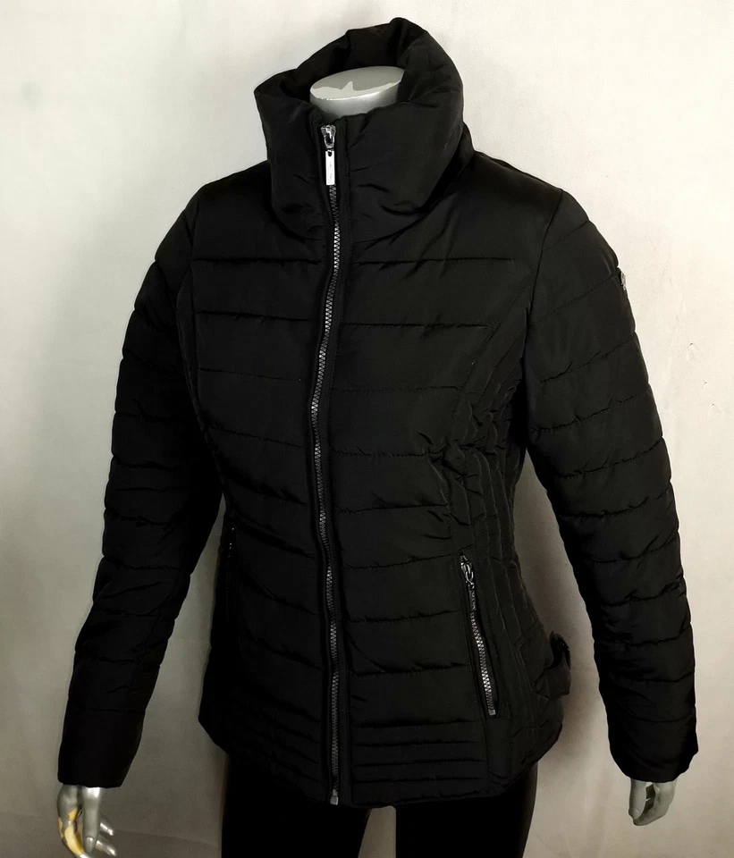 NEW VIEW STYLE DAMEN STEPPJACKE DESIGNER MODERN QUILTED JACKE ELEGANT CHIC S 36