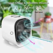 2025 AiraBreeze Air Cooler with LED Nightlight, Portable Airbreeze Fan Humidifie
