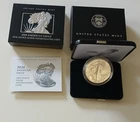 2024 SILVER AMERICAN EAGLE BURNISHED W/COA IN BOX