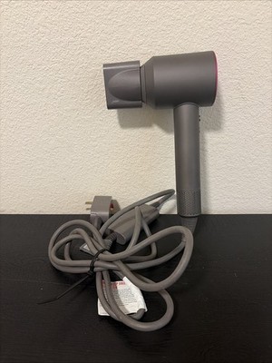 Dyson Supersonic HD01 Hair Dryer Fuchsia Pink Gray Tested Working OEM