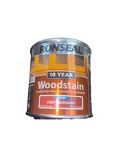 Image of Ronseal 250ml Deep Mahogany Satin Woodstain 
