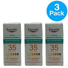 Eucerin Tinted Sensitive Mineral Face Sunscre...