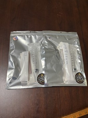 2 Pack Puppy Kitten Feeding Tube Kit  Rubber Feeding Tubes And 35 ML Syringes