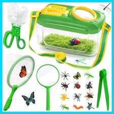 Bug Catcher for Kids, 17 PCS Bug Catching Kit with Bug Collector Toy Bugs But