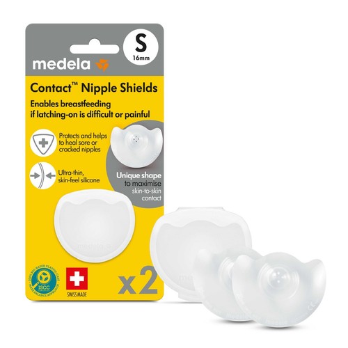 Medela Contact Nipple Shields Small 16mm - Picture 2 of 3