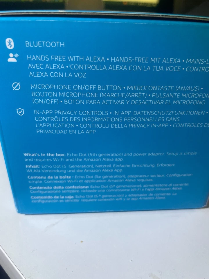 Amazon Echo Dot 5ta Gen Azul Marino - Imagen 4 de 4