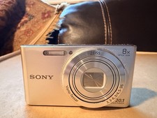 Sony Cyber-shot DSC-W830 Silver Digital Camera 20.1MP 8X Optical Zoom MINT 