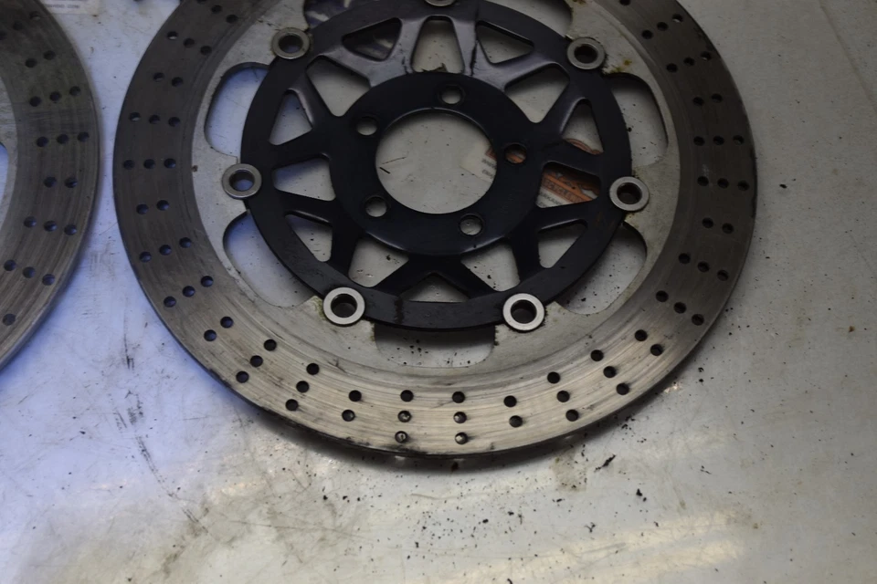 Juego de rotores de freno de rueda delantera FH11 1999 Kawasaki Ninja ZX11 Zx-11 Zx 11 1100 Foto 4 de 4