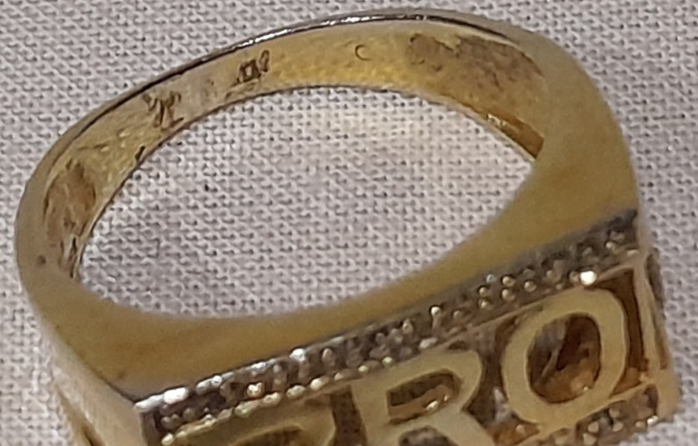 Yellow Gold 'Six Stone DIAMOND Rectangular 'BRO' … - image 18