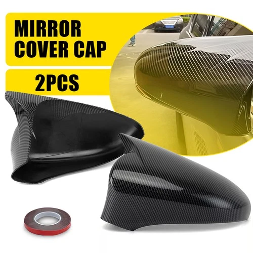 Carbon Fiber Black Mirror Cover Cap For Lexus IS200 IS250 IS300 IS350 13-2020 B
