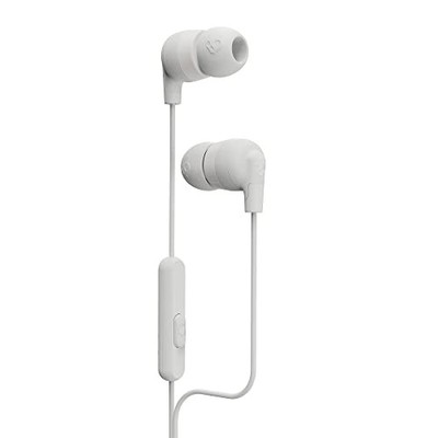Skullcandy Ink'D+ Wired In-Ear Headphones with Microphone and Bluetooth, White