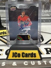 2023-24 Upper Deck Engrained Rookie Patch Auto Kevin Korchinski /25