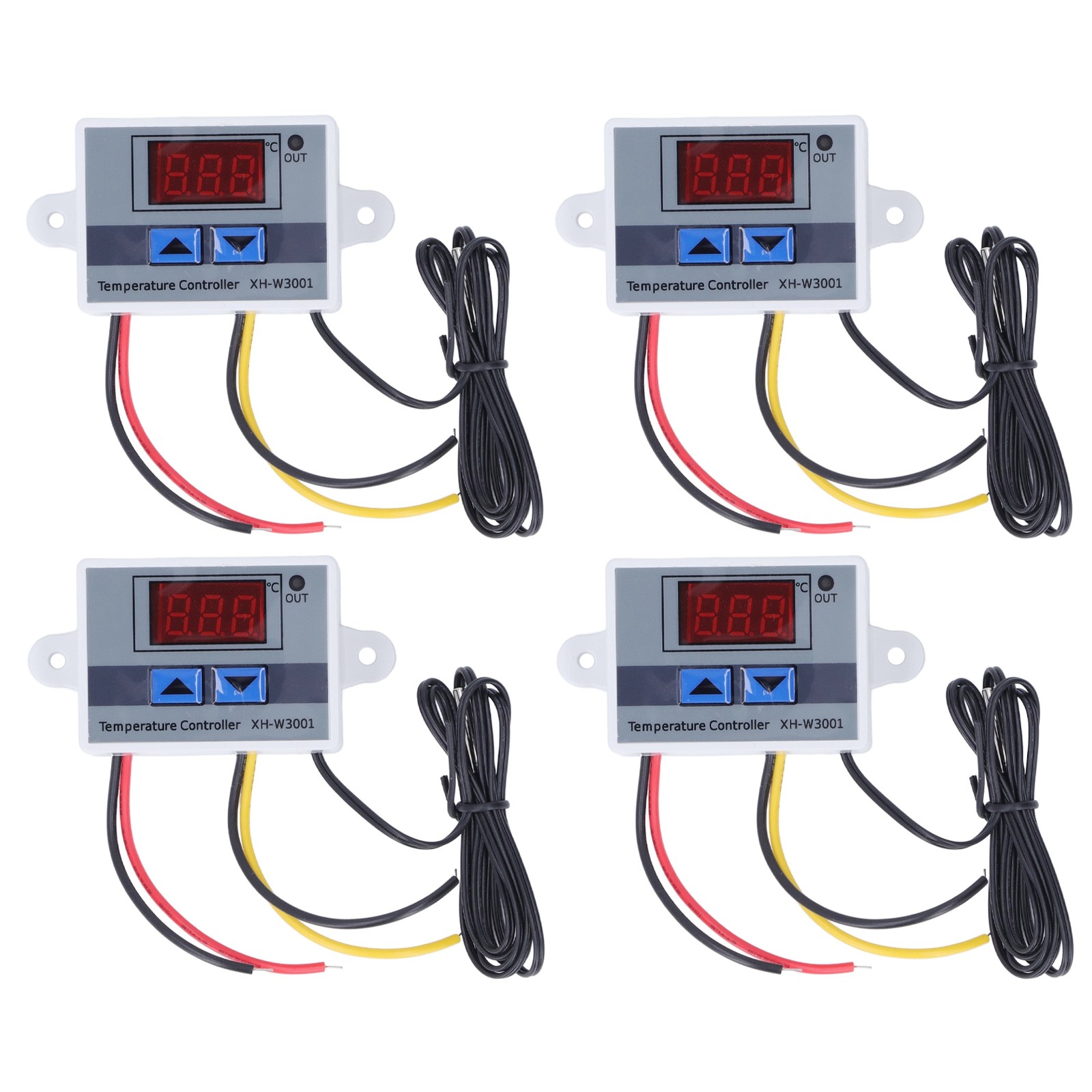 New Digital Thermostat ABS Shell Temperature Controller 4PCS For Incubators For