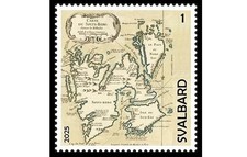 SVALBARD SPITSBERGEN 2025 MAPS SPITSBERGEN 1758 MNH LOCAL STAMP