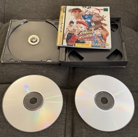 Sega Saturn Street Fighter Collection Movie Zero 2 CIB Import Tested US Seller