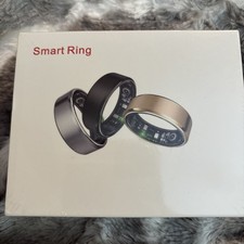Smart Fitness Ring for Women /Men   Health  Activity Tracker Sz 8-Silver Color