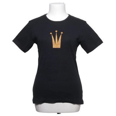 Mac One, T-shirt, Größe: L/XL, Schwarz, Print, Damen #fUa