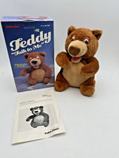 Vntg Radio Shack Teddy  Talk To Me  Bear Complete In Orig. Box 1988 NEW NOS