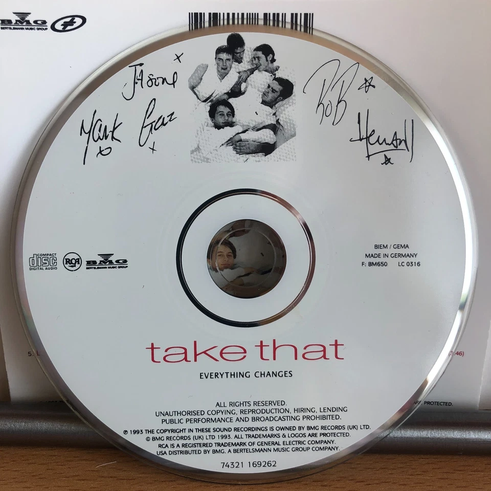 TAKE THAT - EVERYTHING CHANGES - CD 1993 - Bild 3 von 3