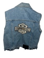 Harley-Davidson denim vest VTG Size M