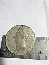 1822 George IV Silver coloured metal Medal 45mm Visit to Scotland 45mm 
