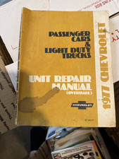 1977 Chevrolet Service Manual Passenger Cars ...