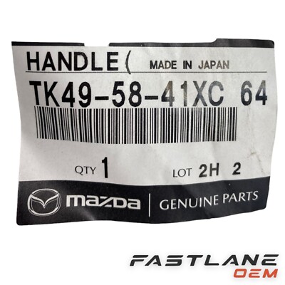 2016-2021 MAZDA CX-9 FRONT RIGHT EXTERIOR DOOR HANDLE NEW OEM TK49
