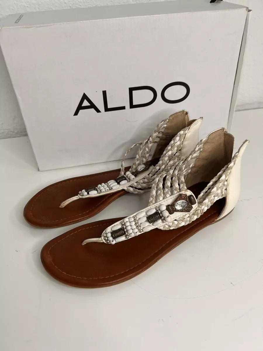 Aldo beaded store sandals