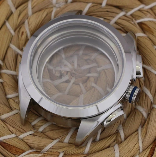 Watch Case for ETA Valjoux 7750 / 7753 Chronograph Sapphire 316L 42mm 10 ATM NEW