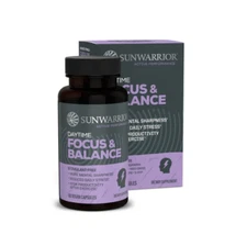 Sunwarrior Active Focus & Balance 60 capsules Vegan, Free of Soy, Gluten & Dairy