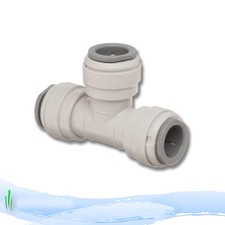 John Guest 1/4" Equal Tee, JG, Ro Unit, Fridge, Water PI0208S