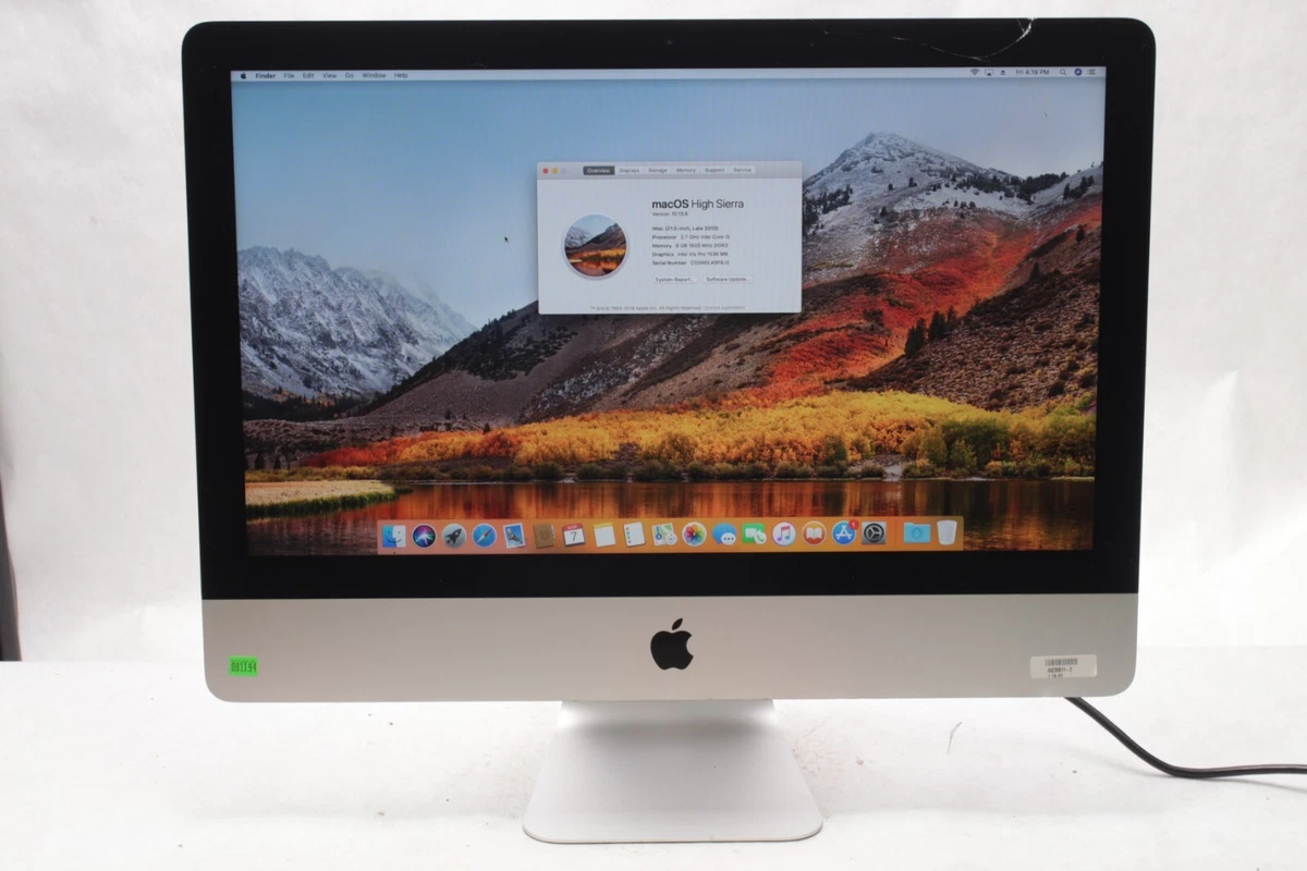 Apple iMac macOS 10.13, High Sierra Apple Desktops & All-In-One