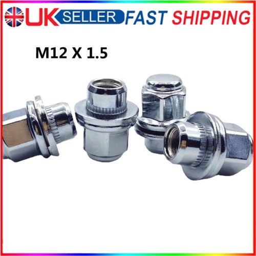 4x Alloy Wheel Nuts Lugs Bolts Studs Flat M12x1.5 for Jaguar XF XFR XE Xtype eBay