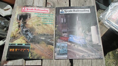 2 Vintage 3/16 Scale Railroading magazines Model  dec/jan 1991 &  1992 issues