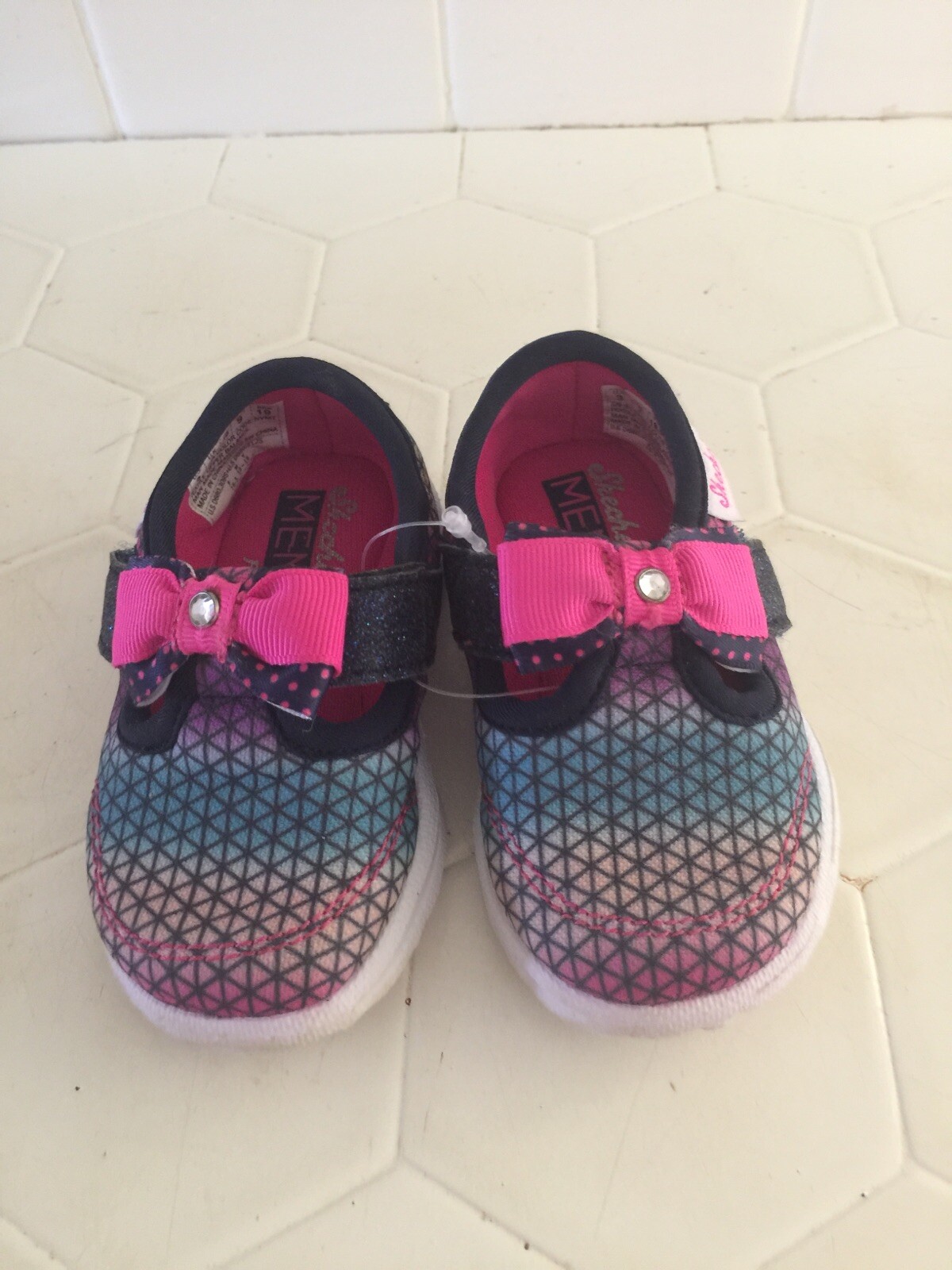 skechers bitty bow toddler shoes