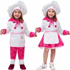 CARNIVAL MASK COSTUME DRESS baby - COOK, size S 5/6 YEARS