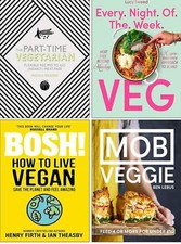 Image of Vegetarian Vegan Cookbook Collection Set New 1 XJV001