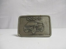 Vintage Dodge Van metal Belt Buckle 3 1/4''