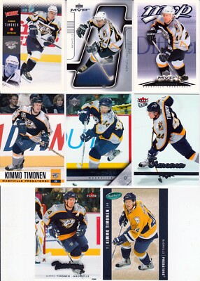   Huge 30 different KIMMO TIMONEN cards lot 2000 -2015 Predators Flyers Hawks